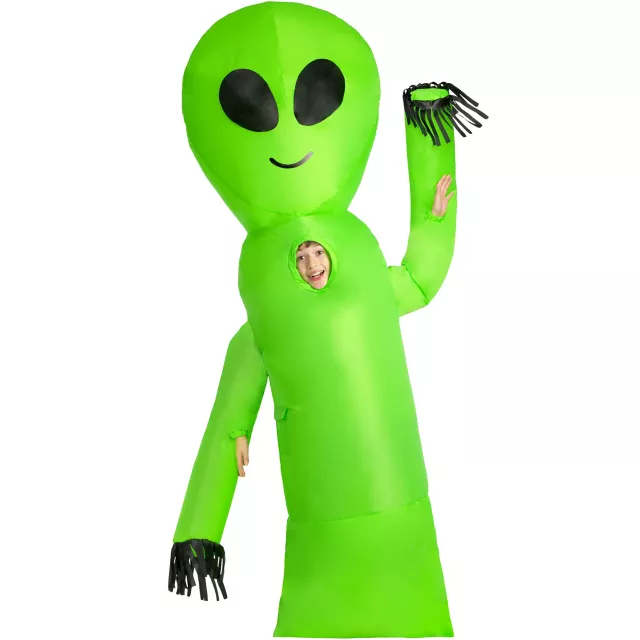 Kids Wavy Arms Alien Inflatable Costume
