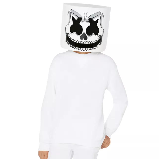 Kids Skeleton Marshmello Half Mask