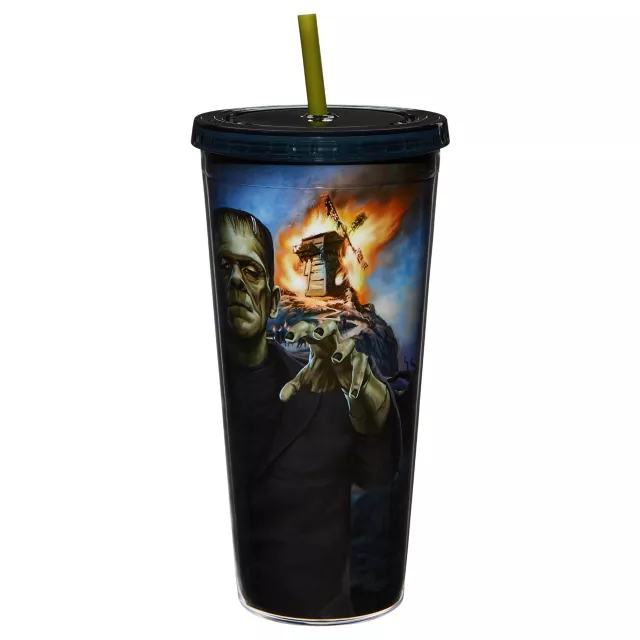 Frankenstein Cup with Straw 22 oz. - Universal Monsters