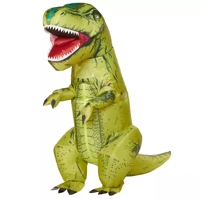 Adult Green Dinosaur Inflatable Costume