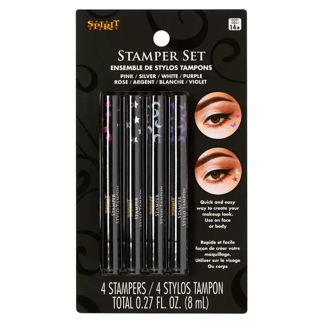 Felt Tip Eyeliner Stamp Set - 4 Pack