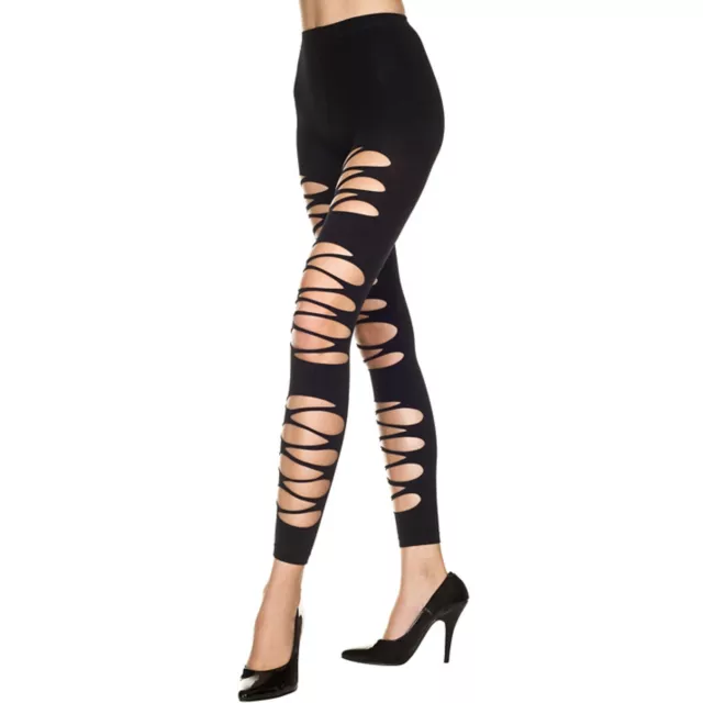 Black Cutout Tights