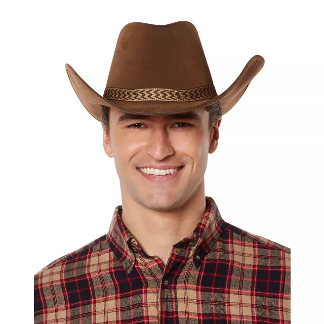 Deluxe Brown Cowboy Hat
