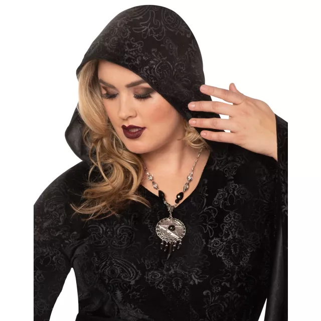 Velvet Hooded Plus Size Robe