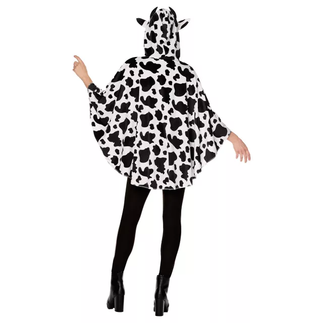 Adult Cow Print Poncho