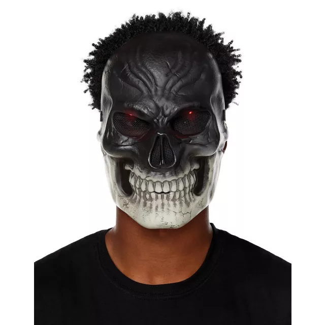 Light-Up Dark Skeleton Mask