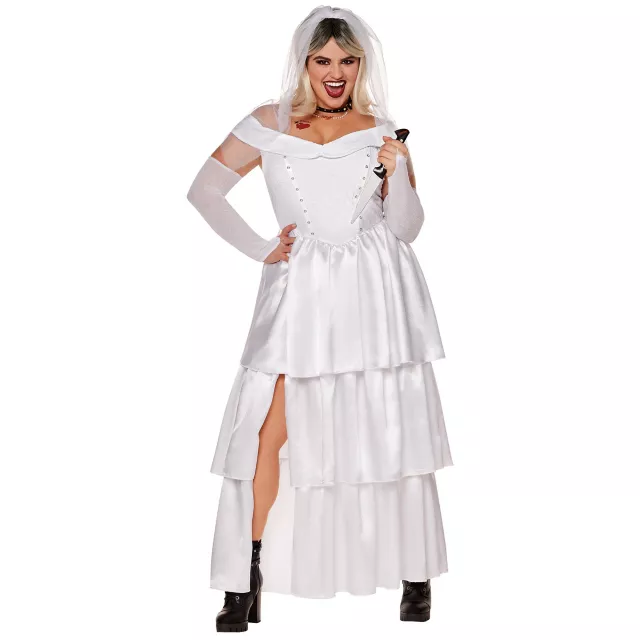Adult Bride Tiffany Dress Plus Size Costume - The Bride of Chucky