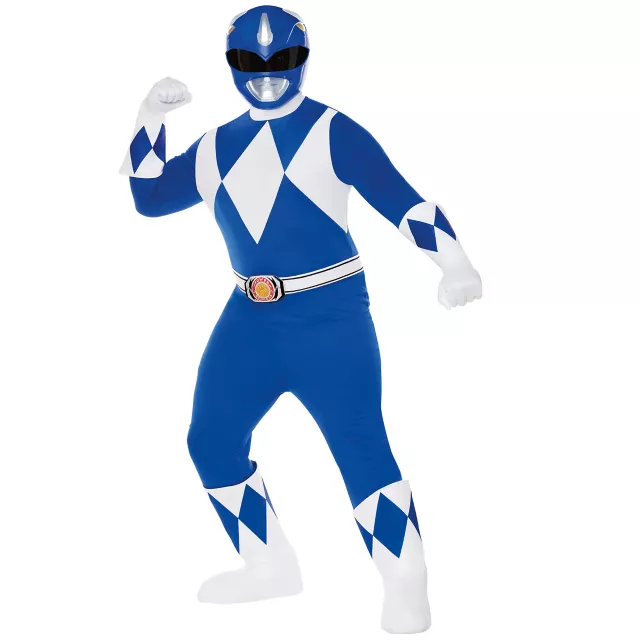 Adult Blue Power Ranger Costume - Mighty Morphin Power Rangers