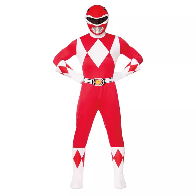 Adult Red Power Ranger Costume - Mighty Morphin Power Rangers
