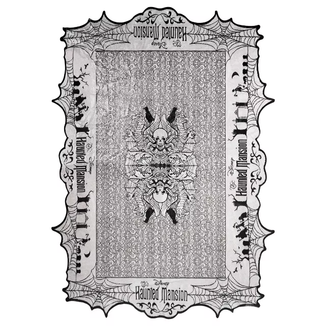 The Haunted Mansion Metallic Lace Tablecloth - Disney
