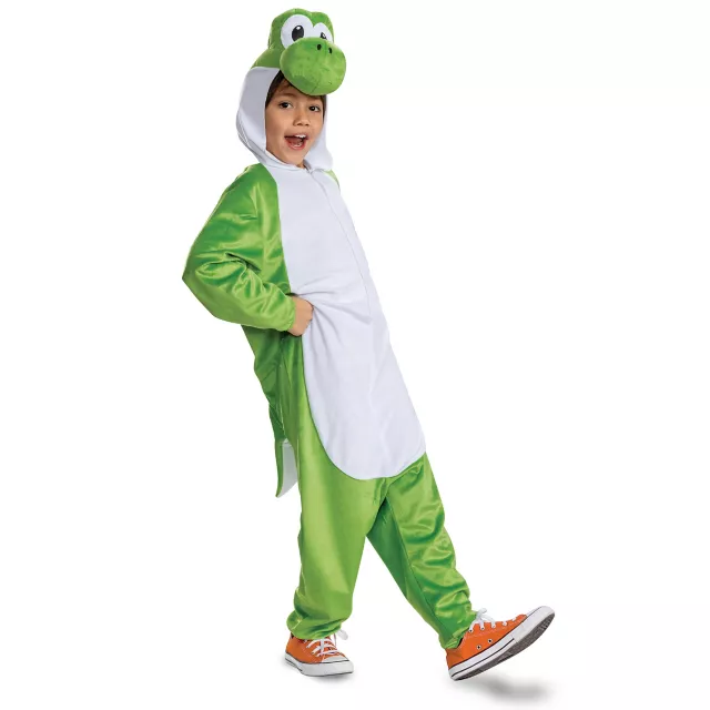 Kids Yoshi Jumpsuit Costume - Super Mario Bros.