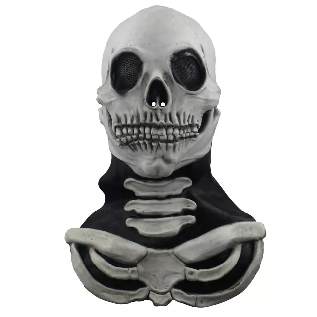 Skeleton Full Mask with Bib