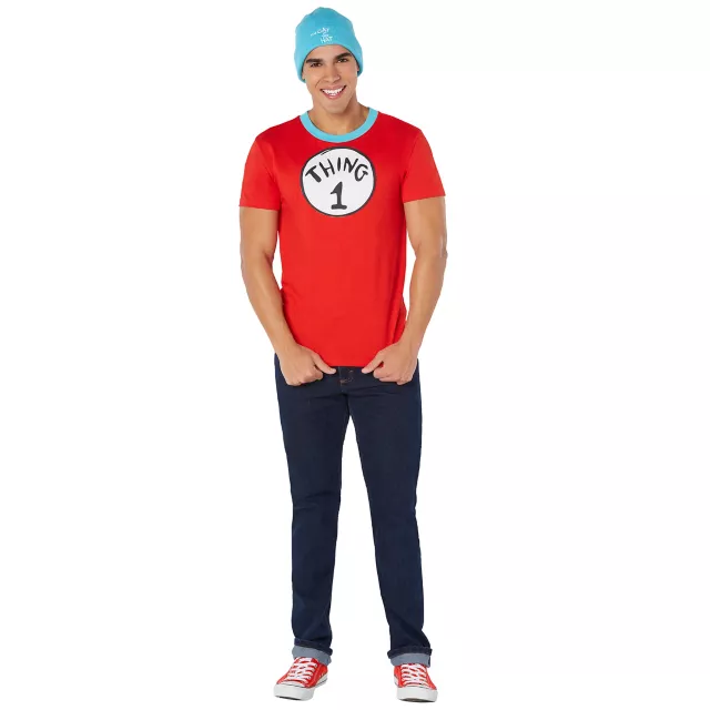 Adult Thing 1 and Thing 2 Costume Kit - C Dr. Seuss