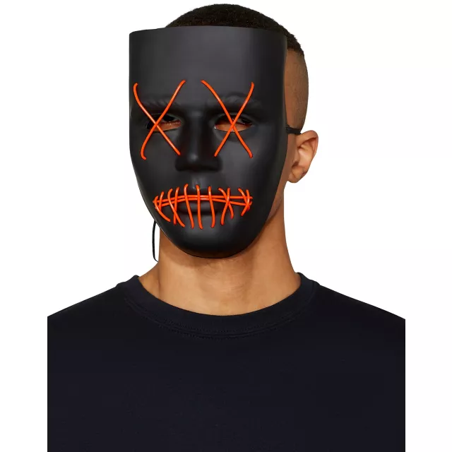 Light-Up EL Wire X Eyes Mask