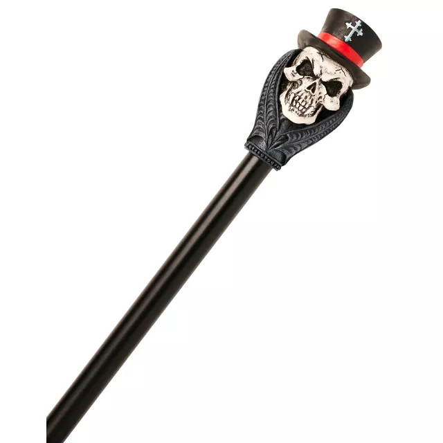 Vampire Skull and Bat Staff