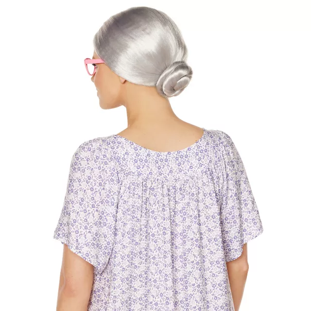 Old Woman Bun Wig