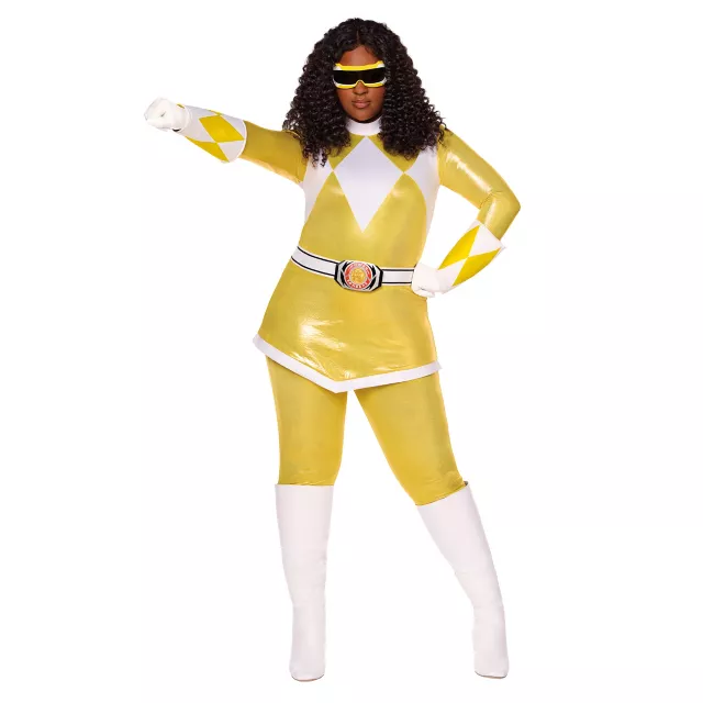 Adult Yellow Power Ranger Costume - Mighty Morphing Power Rangers