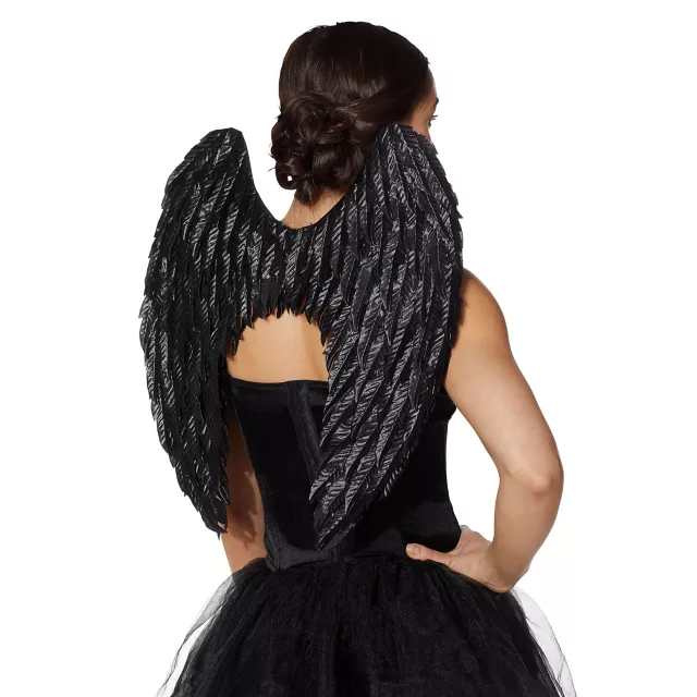 Black Fallen Angel Wings
