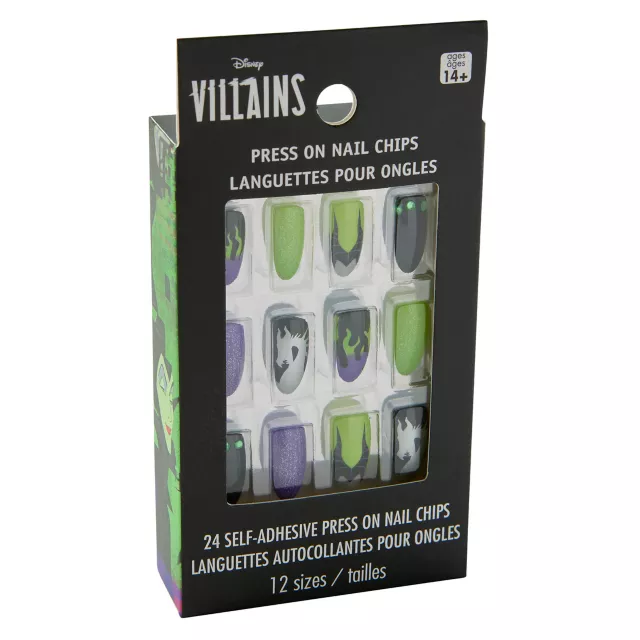 Maleficent Press On Nails - Disney Villains
