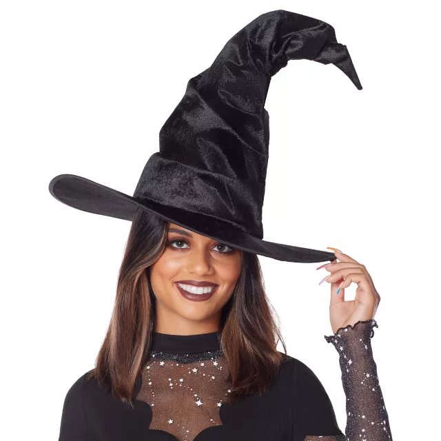 Black Crooked Witch Hat