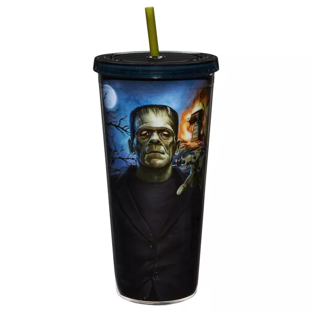 Frankenstein Cup with Straw 22 oz. - Universal Monsters