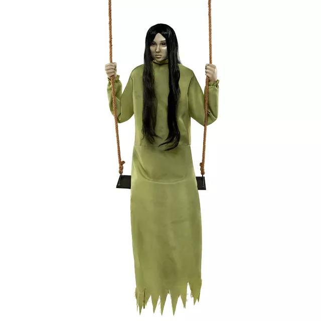 Empty Soul Girl On A Swing Static Prop