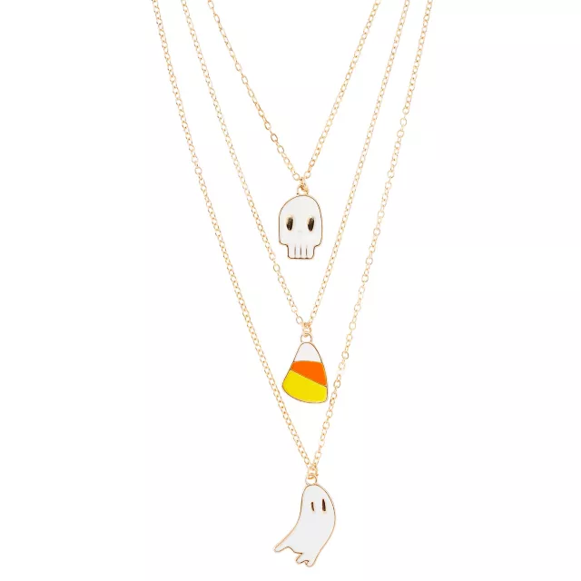 Ghost and Candy Chain Necklaces - 3 Pack
