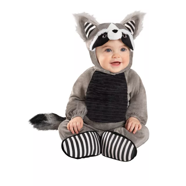 Baby Faux Fur Lil- - Raccoon Costume
