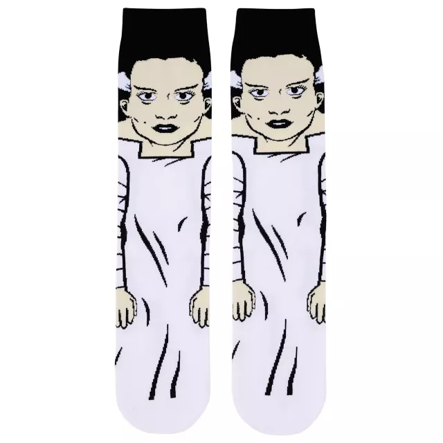 360 Bride of Frankenstein Crew Socks - Universal Classic Monsters