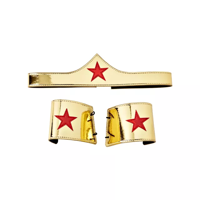Adult Wonder Woman Tiara Gauntlet Set - DC Comics
