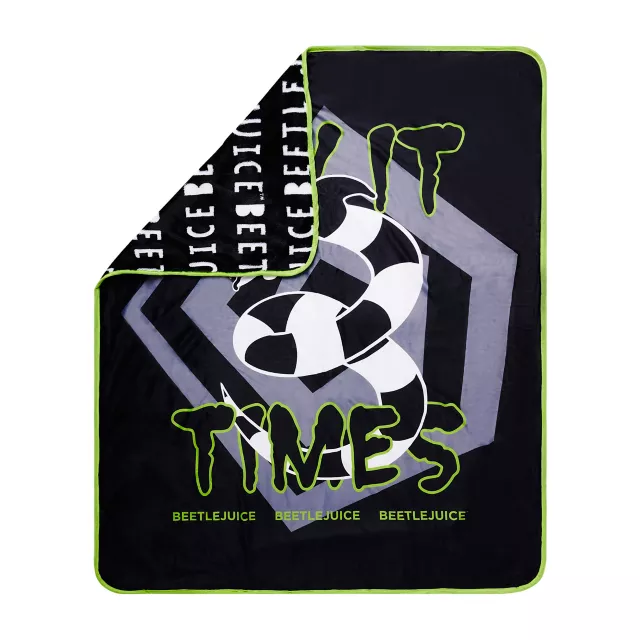 Say It Three Times Sandworm Fleece Blanket - Beetlejuice