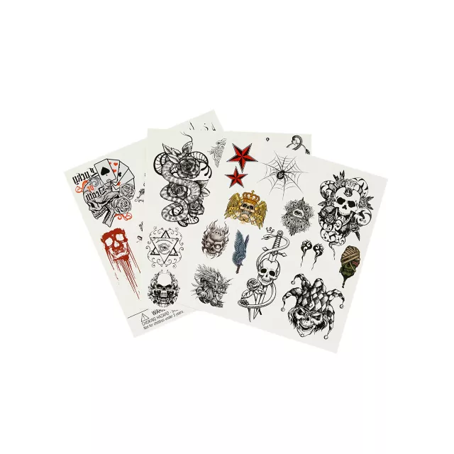Wicked Midnight Temporary Tattoos