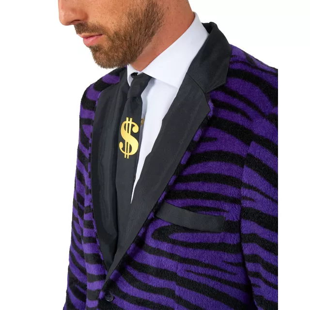 Adult Purple Tiger Pimp Suit Costume