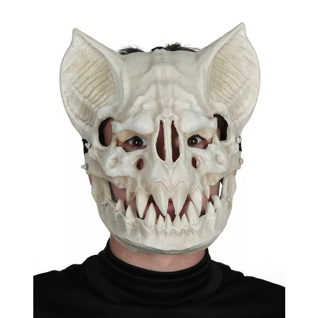 Skeletal Bat Half Mask