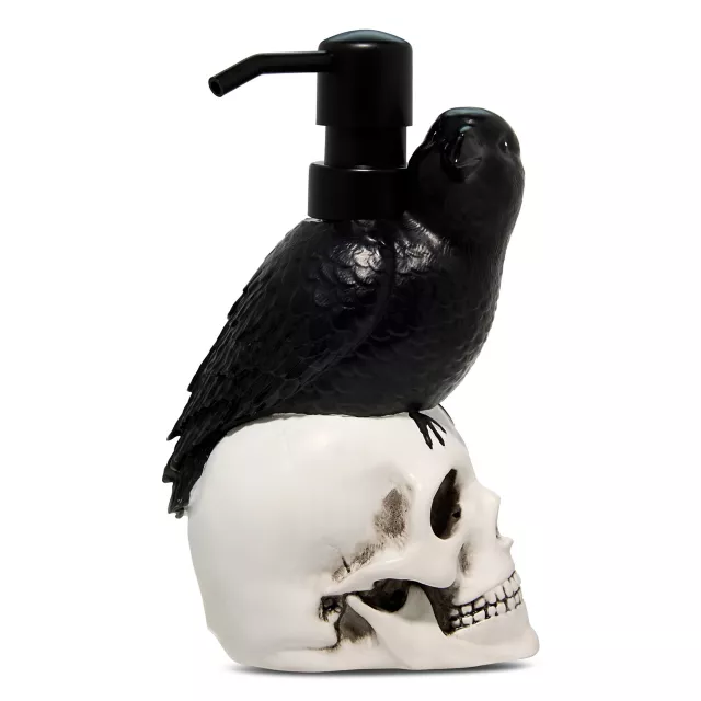 Raven and Skull Soap Dispenser - 8.6 oz.