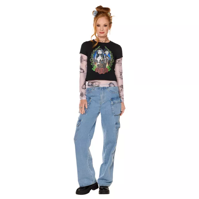 Corpse Bride Layered Top