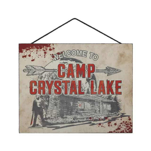 Welcome to Camp Crystal Lake Sign - Friday the 13th