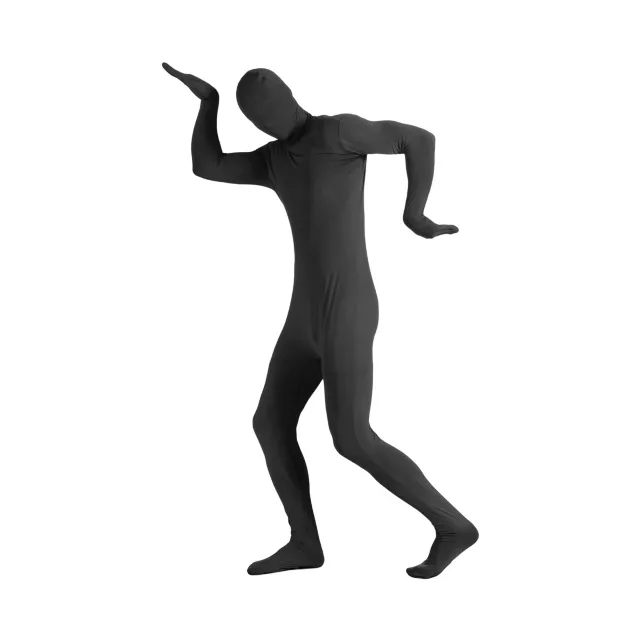Adult Super Skins Black Zentai Skin Suit Costume