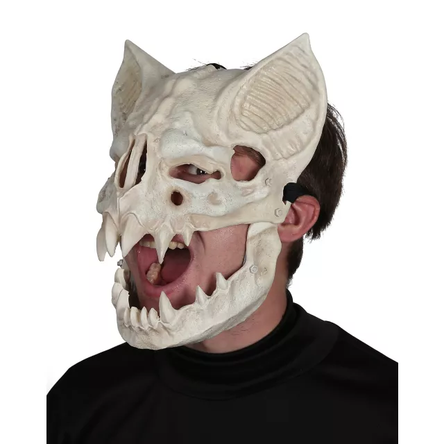 Skeletal Bat Half Mask