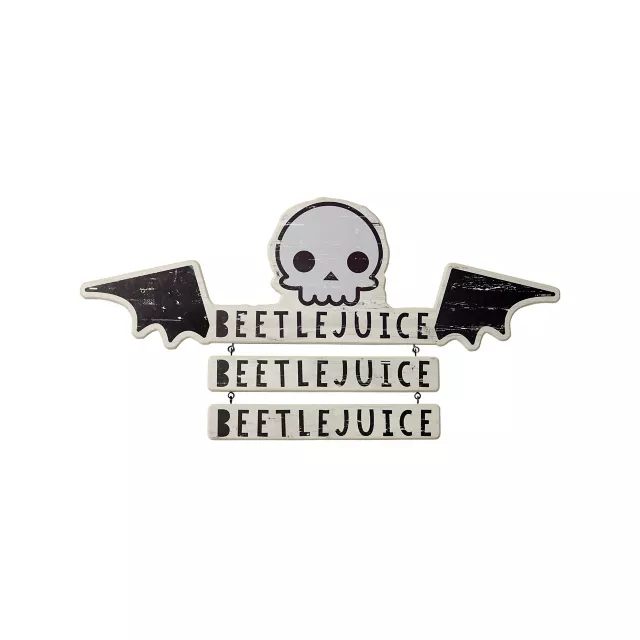 Bat Skull Sign - Beetlejuice