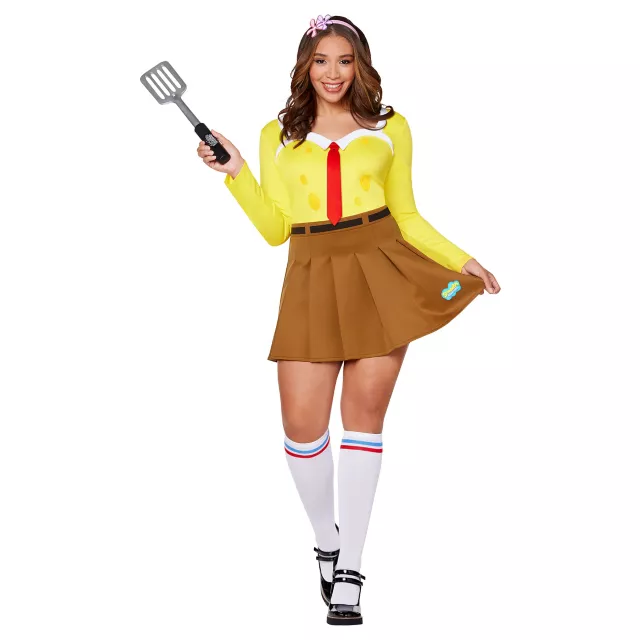 Adult SpongeBob SquarePants Plus Size Dress Costume
