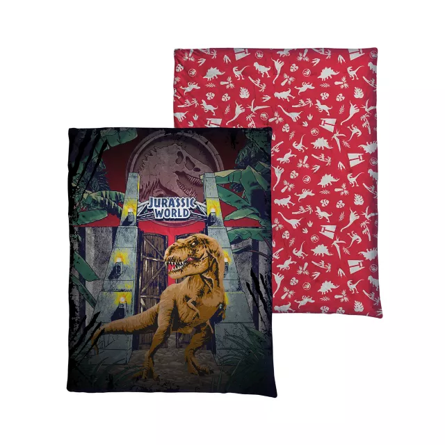 Jurassic World Reversible Fleece Blanket