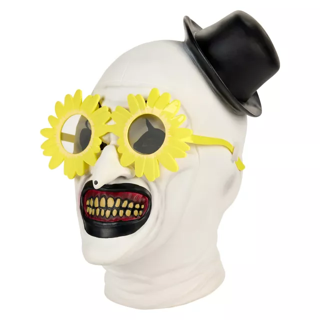 Art the Clown Full Mask with Sunflower Sunglasses - Terrifier