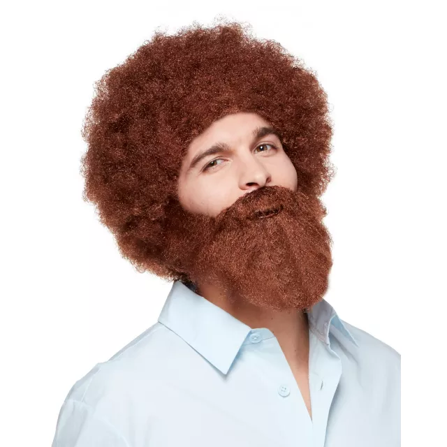 Bob Ross Wig and Beard