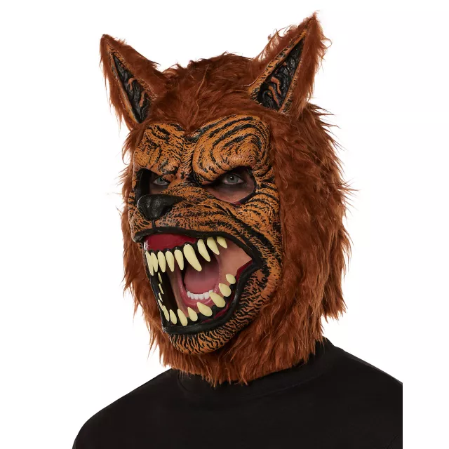 Animotion Brown Werewolf Full Mask