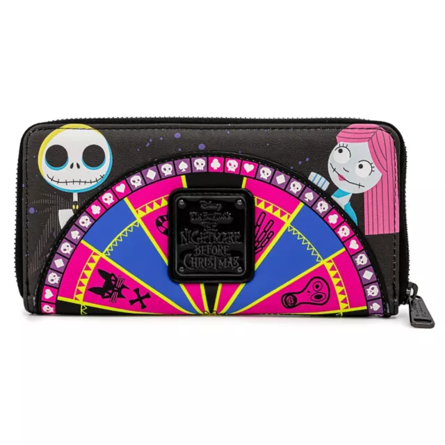 Loungefly The Nightmare Before Christmas Roulette Wheel Zip Wallet