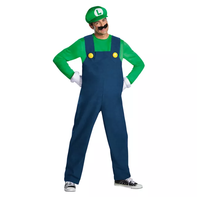 Adult Luigi Costume - Mario Bros