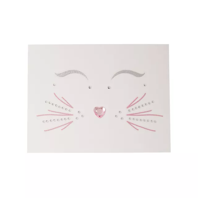 Gemstone Bunny Face Decals