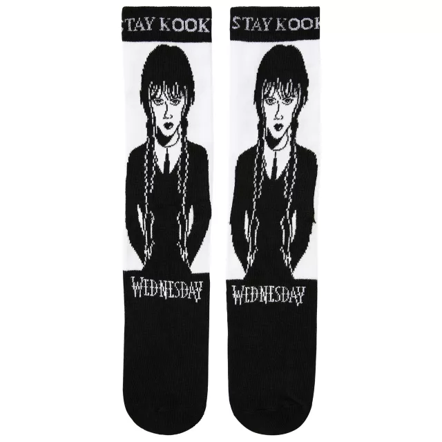 Wednesday Addams Crew Socks - 2 Pack