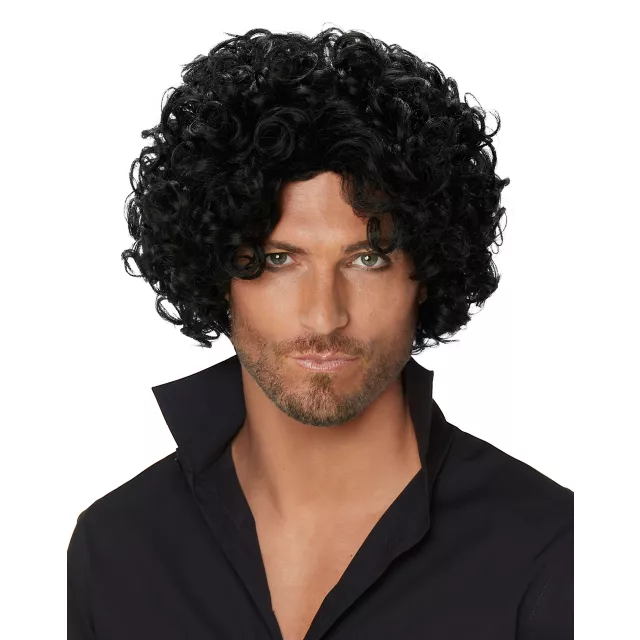 Curly Haired Singer Wig